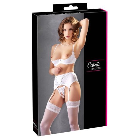 Shelf Bra Set white 85C/L