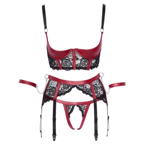 Shelf Bra Set black/red L - 7