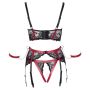 Shelf Bra Set black/red L - 9