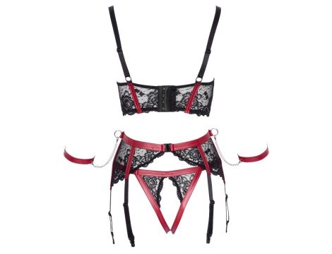 Shelf Bra Set black/red XL - 8