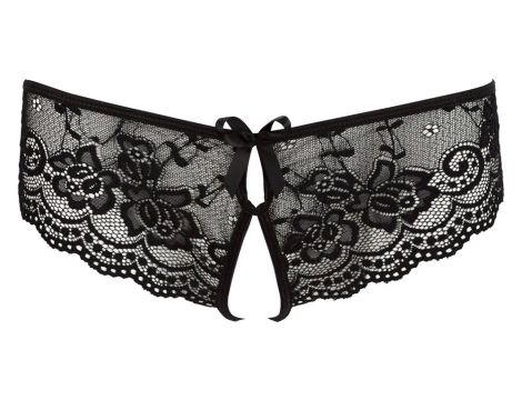 Crotchless Lace Briefs S - 3