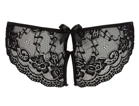 Crotchless Lace Briefs S - 7