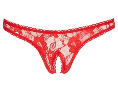 Lace String red M - 9