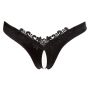 G-String Pearls black L - 4