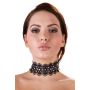 Embroidered Choker+Rhinestones - 4