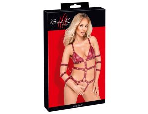 Bad Kitty Strap Body red S