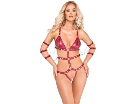 Bad Kitty Strap Body red S - 2