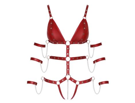 Bad Kitty Strap Body red S - 7