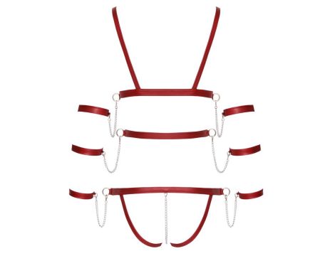 Bad Kitty Strap Body red S - 8