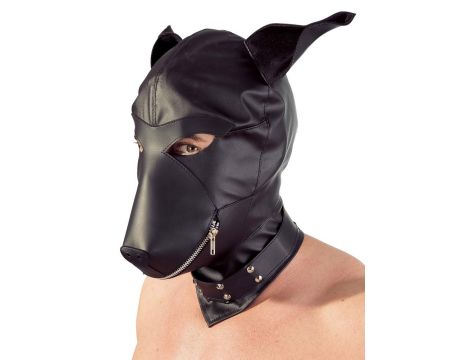 Imitation leather dog mask - 2