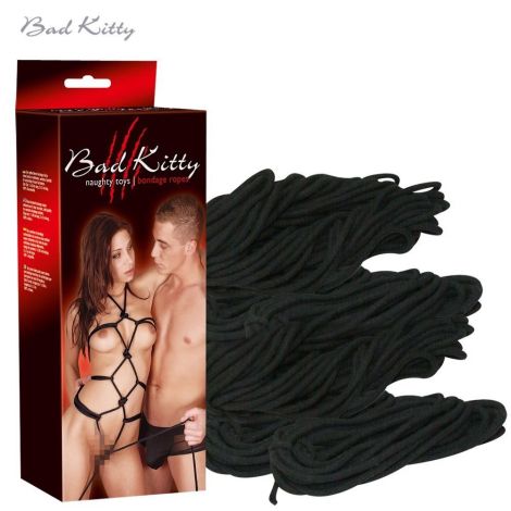 Bondage Ropes black - 6