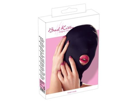 Head mask mouth black BK - 4