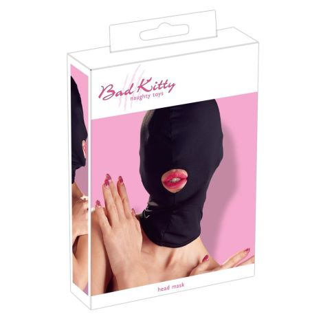 Head mask mouth black BK