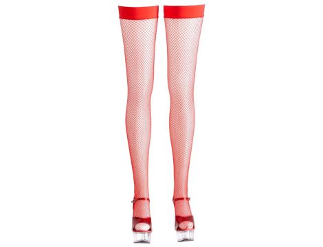 Hold-up Stockings red S - 3