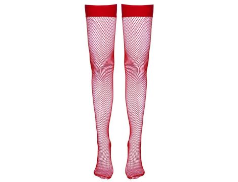 Hold-up Stockings red S - 5