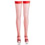 Hold-up Stockings red S - 4