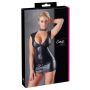 Wet Look Dress with Zip M - 2