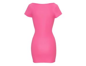 Dress hot pink M - image 2