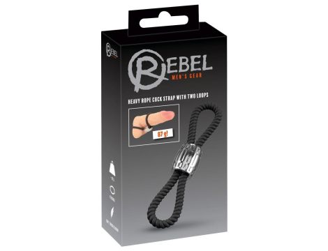 Rebel Heavy Rope Cock Strap 2L