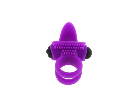 Pierścień-Wibrator - Bullet Lastic Ring.Func:1.Medical Silicon. Violet - 4