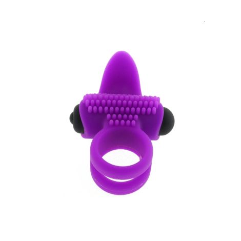 Pierścień-Wibrator - Bullet Lastic Ring.Func:1.Medical Silicon. Violet - 4