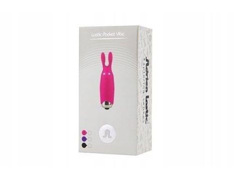 Stymulator-Wibrator - Lastic pocket vibe Rabbit Black - 2