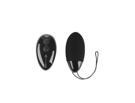 Jajko/wibr-Wibrator - Magic Egg Max Remote control. Func:10.Black. AAA - 2