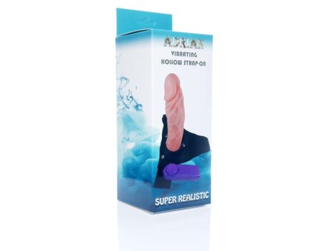 Proteza-Hollow Strap-on Adrian vibrating - 4