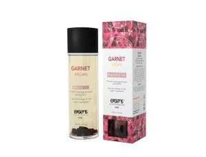 GARNET ARGAN Organic Massage Oil with stones 100ml