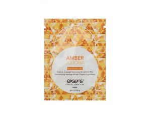 AMBER JOJOBA Organic Massage Oil with stones (3 ml x 10 szt.)