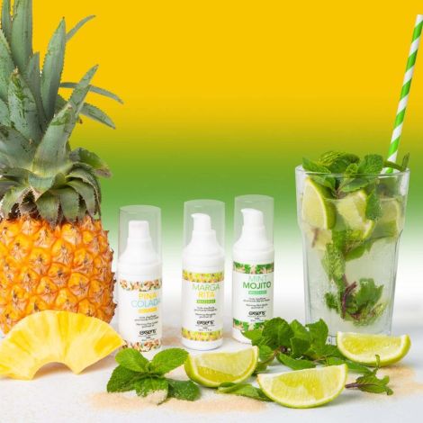 LET'S CELEBRATE! Warming gourmet massage  oils (Mint Mojito, Margarita, Pina Colada) 3 x 30ml - 3