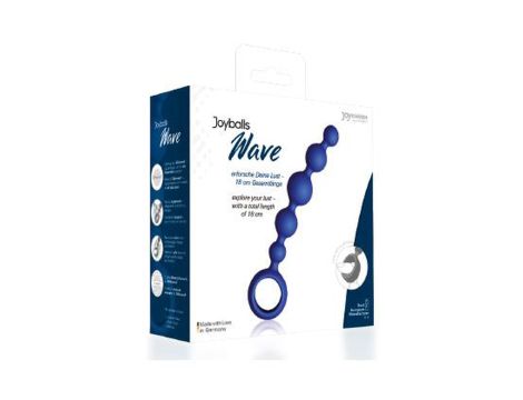 Plug/kulki-Joyballs anal Wave, short, blue