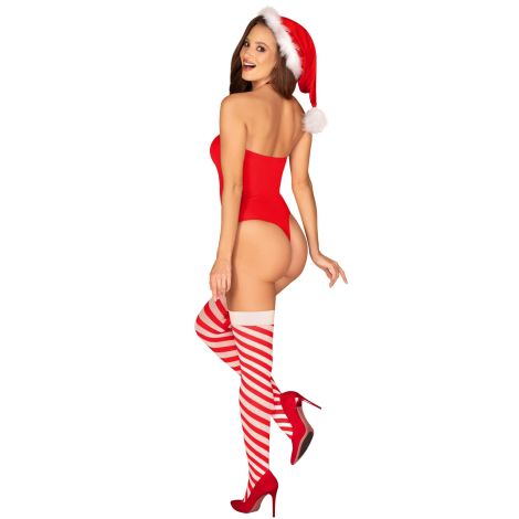 Bielizna-Kissmas body czerwone    XS/S - 2