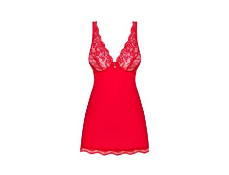 Bielizna-Luvae babydoll i stringi czerwona  S/M - 5