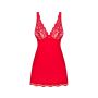 Bielizna-Luvae babydoll i stringi czerwona  S/M - 6