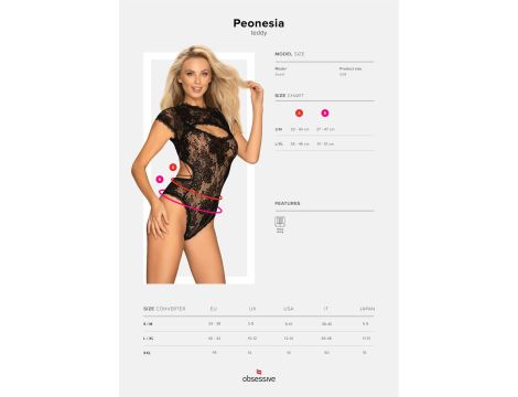 Bielizna- Peonesia body  S/M - 7