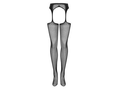 Bielizna-Garter stockings S314 czarny  S/M/L - 4