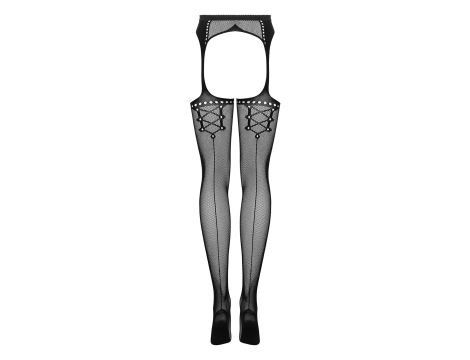 Bielizna-Garter stockings S314 czarny  S/M/L - 5