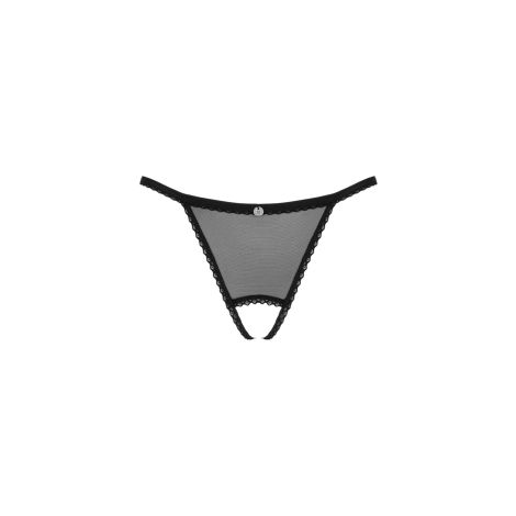 Celia Noir crotchless thong XL/2XL - 7