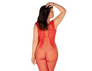 Bielizna-Bodystocking N112 czerwone XL/XXL - image 2