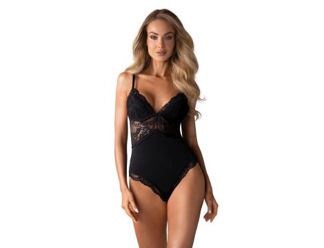 Bielizna- 810-TED-1 body czarne L/XL