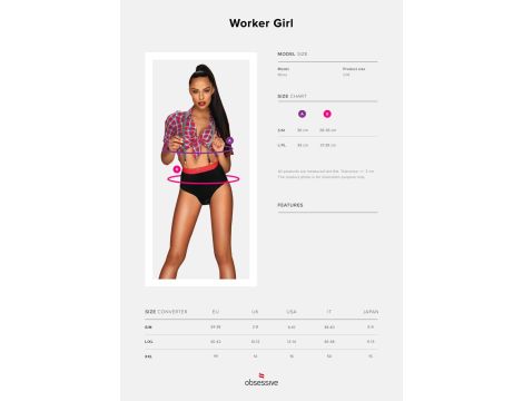 Bielizna-Worker girl L/XL - 6