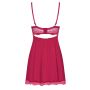 Bielizna-Rosalyne babydoll i stringi czerwona  S/M - 6