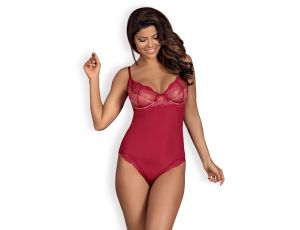 Bielizna-Rosalyne body czerwone  S/M