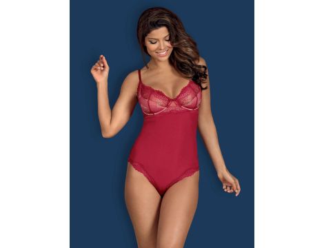 Bielizna-Rosalyne body czerwone  S/M - 3