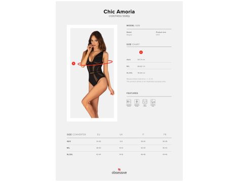 Chic Amoria body otwarte   XS/S - 7