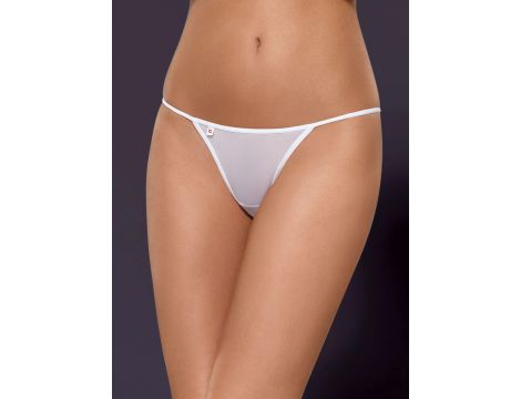 Bielizna-Luiza stringi białe L/XL - 5