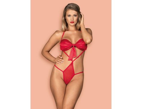 Bielizna-Giftella body czerwone L/XL - 3