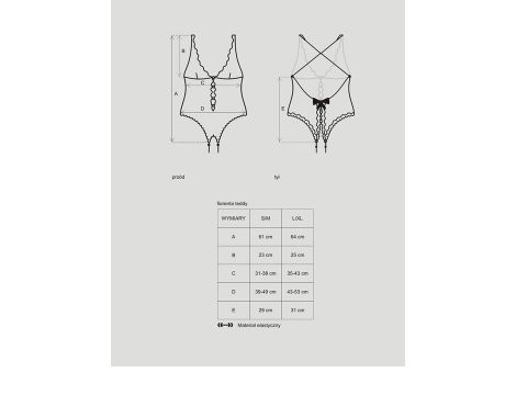 Bielizna-Fiorenta body  S/M - 5