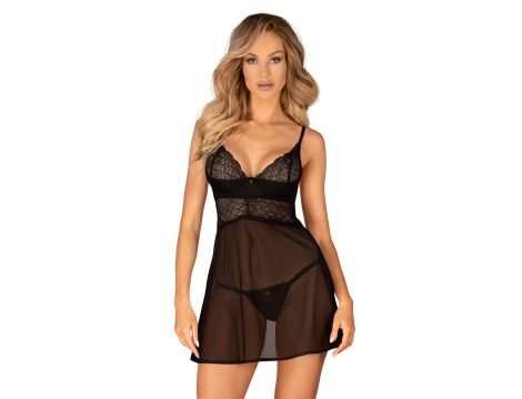 Chemeris babydoll i stringi   XS/S